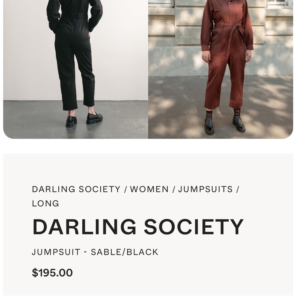 NWT XS Darling Jumpsuit - Picture 3 of 3